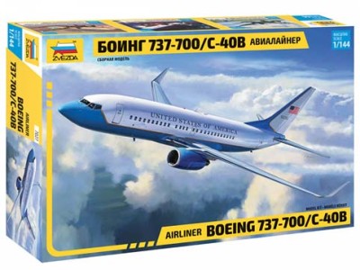 Звезда 7027 Боинг 737-700 С-40B 1/144