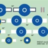 4+ Publications DMK7228 Decals RNZAF Insignia 1943-45 (2 sets) 1/72