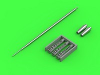 Master AM-32-071 MiG-19S (Farmer C) - gun barrels set, &amp; Pitot Tube