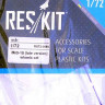Reskit RS72-0080 MiG-15 (late) wheels set (DRAG,EDU,HOBBYB) 1/72