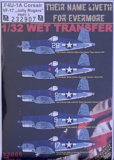HGW 232907 F4U-1A Corsair VF-17 'Jolly Rogers' Part 3 1/32
