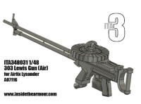 Inside the Armour ITA348031 Lewis 303 on a single mount for the Airfix Westland Lysander Mk.I/Mk.III 1/48