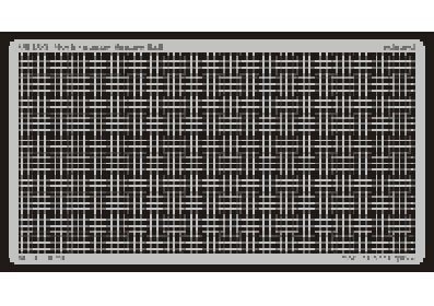 Eduard 00105 Mesh - gauze/rhomb type 1 8x8 Фототравление леерное ограждение