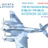 Quinta studio QDS-48355 DH Mosquito B Mk.IV/PR Mk.IV (Tamiya) (Small version) 3D Декаль интерьера кабины 1/48