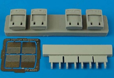 Aires 4391 J35 Draken Airbrakes - HASEGAWA 1/48