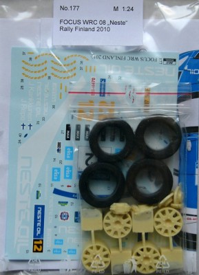 Reji Model 177 Transkit Ford Focus WRC 08 Finland 2010 1/24