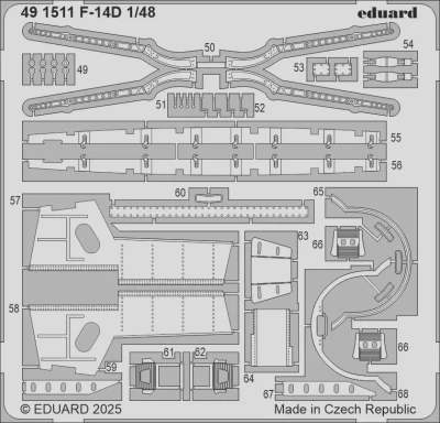 Eduard 491511 SET F-14D (G.W.H.) 1/48