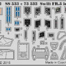 Eduard SS533 Swift FR.5 interior