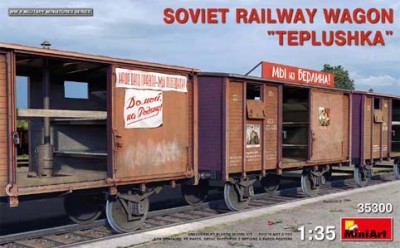 Miniart 35300 Советская &quot;Теплушка&quot; 1/35