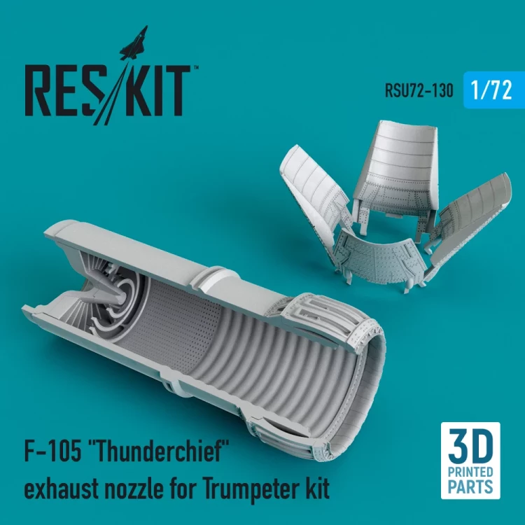Reskit RSU72-130 F-105 'Thunderchief' exhaust nozzle (TRUMP) 1/72