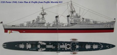 Combrig 70282 USS Porter Destroyer 1936-40 fit 1/700