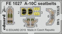 Eduard FE1027 1/48 A-10C seatbelts STEEL (ITA)