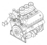 CMK 3128 Maybach HL 230 P45-German WWII tank egine 1/35
