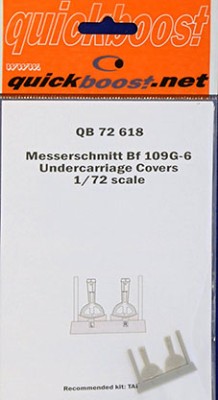 QuickBoost QB72618 Bf 109G-6 undercarriage covers (TAM) 1/72