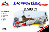 AMG 48401 Dewoitine D.500 C1 ВВС Франции 1/48