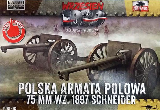 First To Fight FTF-72033 Польская полевая пушка 75mm Wz.1897 1/72