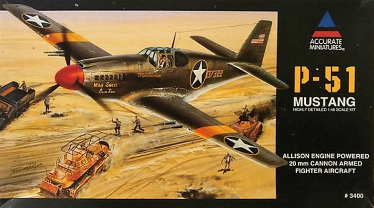 Accurate Miniatures 3400 P-51 MUSTANG 1/48