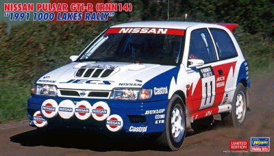 Hasegawa 20605 NISSAN PULSAR GTI-R (RNN14) &quot;1991 1000 LAKES RALLY&quot; (Limited Edition) 1/24