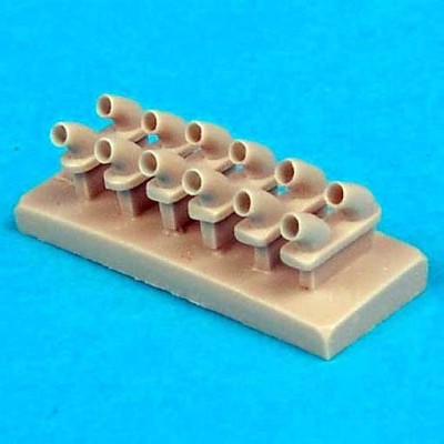 QuickBoost QB48041 P-40E Warhawk exhausts 1/48
