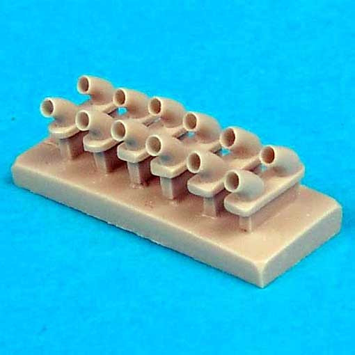 QuickBoost QB48041 P-40E Warhawk exhausts 1/48