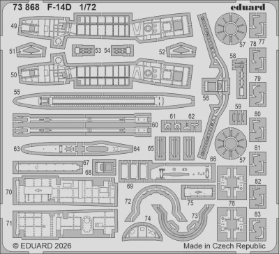 Eduard 73868 SET F-14D (TAM) 1/72