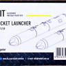 Reskit RS32-0110 B-13L rocket launcher (4 pcs.) 1/32