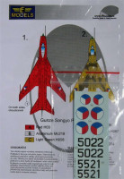 LF Model C72115 Decals Su-7BM over Czechoslovakia III.(MSVIT) 1/72