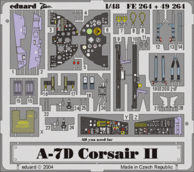 Eduard FE264 A-7D HAS