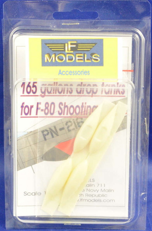 LF Model D7204 Drop tanks for F-80 Shooting Star (165 gal.) 1/72