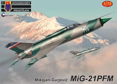 Kovozavody Prostejov 72410 MiG-21PFM (4x camo) 1/72