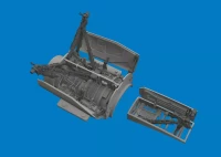 Eduard 6481188 BRASSIN F-16C wheel bays&legs heavyweight 1/48