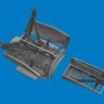 Eduard 6481188 BRASSIN F-16C wheel bays&legs heavyweight 1/48