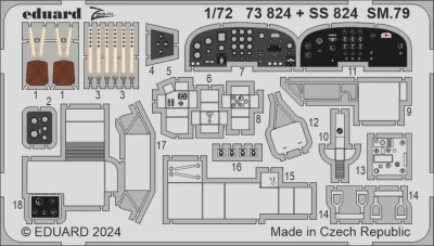 Eduard SS824 SM.79 (ITAL) 1/72
