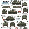 Star Decals 35-C1439 US M113 in Vietnam # 1.M113A1 ACAV. 17th Cavalry.Troop B, E, F and H 1/35