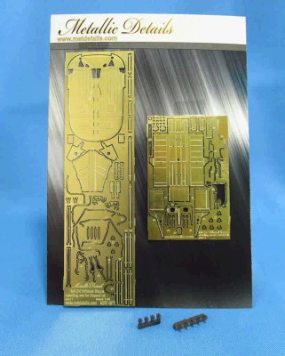 Metallic Details MDR4871 Mil Mi-24V/VP Wheel bays (designed to be used with Zvezda kits) 1/48
