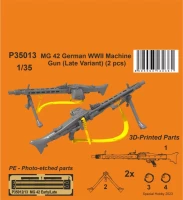 CMK P35013 MG 42 German WWII Machine Gun Late (2 pcs.) 1/35