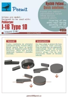 Peewit P41006 Wheel bay cover for I-16 Type 10 (EDU) 1/48