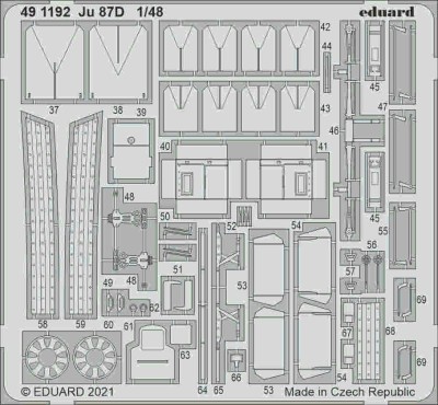 Eduard 491192 SET Ju 87D (HAS / H.2000) 1/48