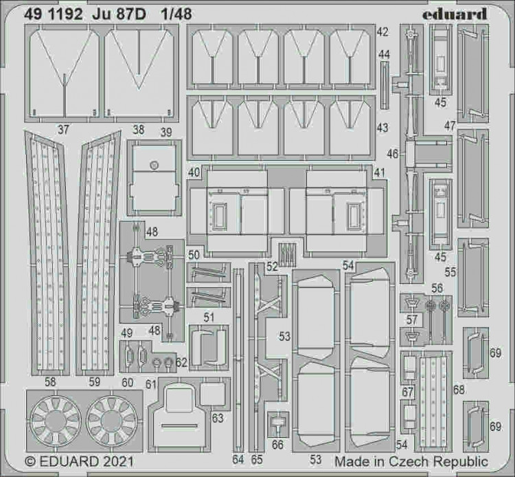 Eduard 491192 SET Ju 87D (HAS / H.2000) 1/48