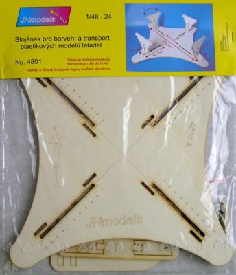 JH MODELS JHM-48001 1/48 Wooden stand for airplanes building/transport