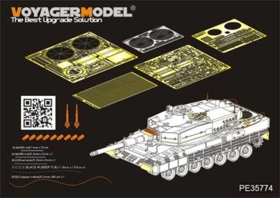 Voyager Model PE35774 Modern German Leopard 2A4 Basic(MENG TS-016) 1/35