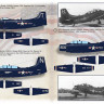 Print Scale 72432 AD Skyraiders (wet decals) 1/72