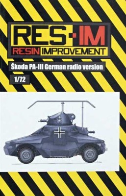 Res-Im RESIM-7206 1/72 Skoda PA-III German radio version (resin kit)