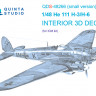 Quinta studio QDS-48266 He 111H-3/H-6 (ICM) (Малая версия) 3D Декаль интерьера кабины 1/48