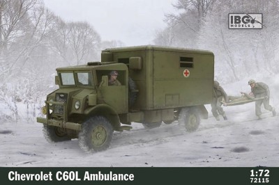 IBG Models 72115 Chevrolet C60L Ambulance 1/72