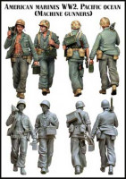Evolution Miniatures 35041 American marines WW2 ( machine gunners). Pazific ocean 2