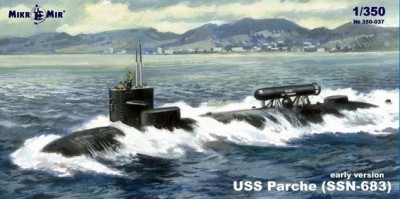 MikroMir 350-037 АПЛ USS Parche (SSN-683) ранней версии 1/350