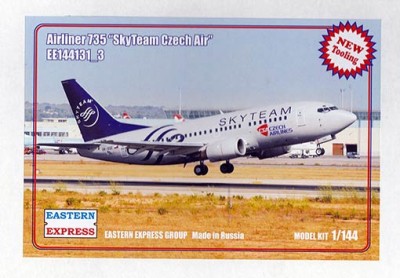 Восточный Экспресс 144131-3 1/144 Авиалайнер 737-500 SkyTeam Czech