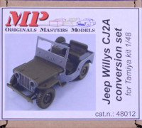 Mp Originals Masters Models MP-48012 1/48 Jeep Willys CJ2A conversion set (TAM)
