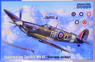 Special Hobby SH48195 1/48 Supermarine Spitfire Mk.VC 'Overseas Jockeys'
